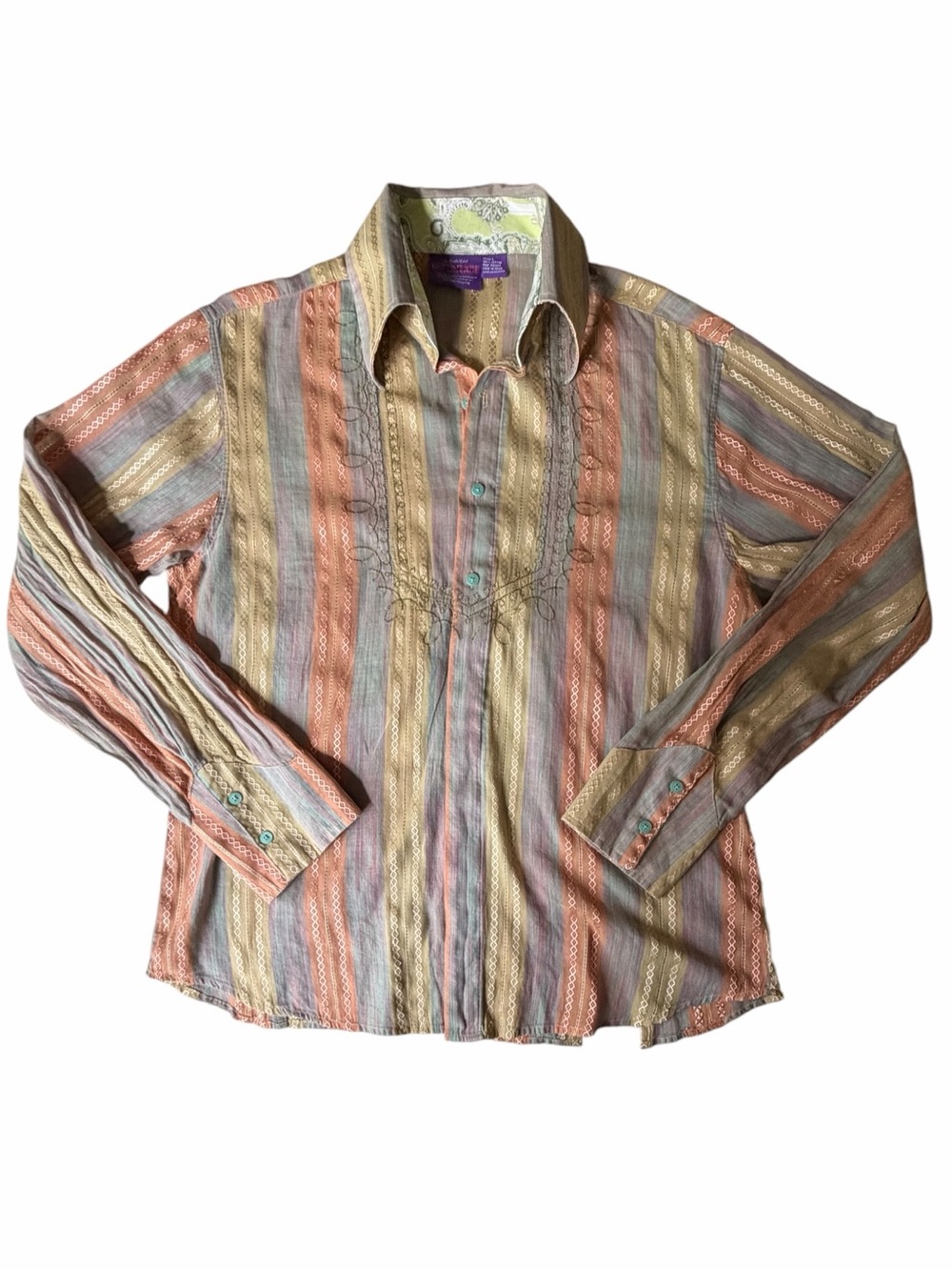 The Jimi Hendrix Experience Purple Label Rock & Roll Religion Groovy Shirt, L